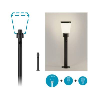 Paulmann ModuShine Poller Klein IP44 560mm länglich Anthrazit
