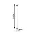 ModuShine Poller Mittel IP44 1230mm länglich Anthrazit
