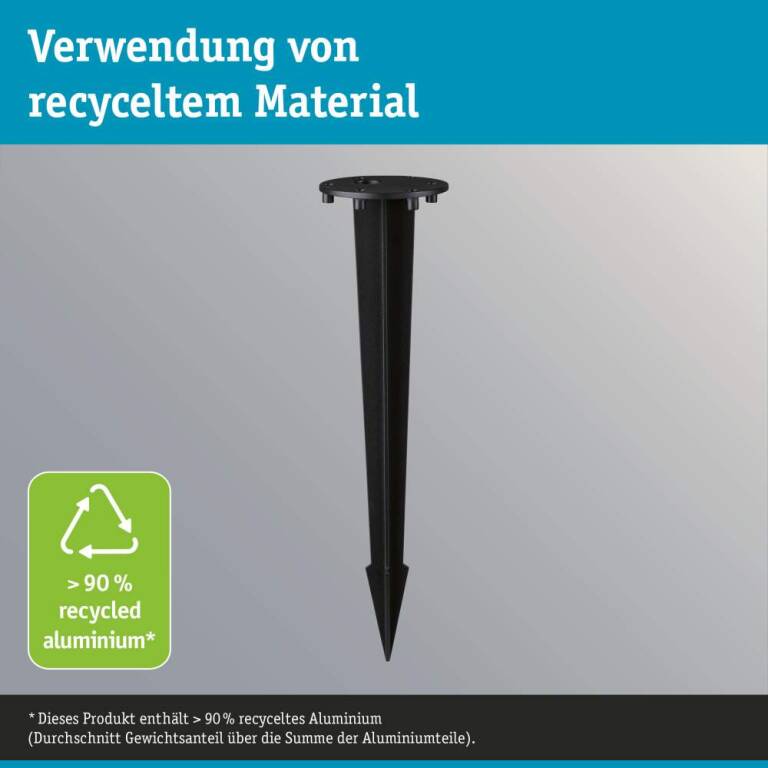 Paulmann ModuShine Poller Erdspieß IP44 290mm Anthrazit