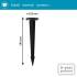 ModuShine Poller Erdspieß IP44 290mm Anthrazit
