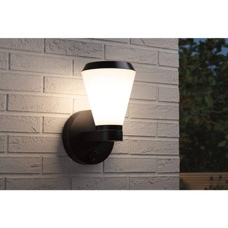 Paulmann ModuShine Wandhalter Einfacher Lichtaustritt IP44 rund Anthrazit