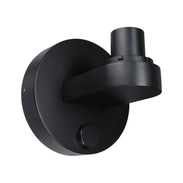 Paulmann ModuShine Wandhalter Einfacher Lichtaustritt IP44 rund Anthrazit