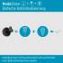 ModuShine Wandhalter Einfacher Lichtaustritt IP44 rund Anthrazit