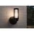 ModuShine Wandhalter Einfacher Lichtaustritt IP44 rund Anthrazit