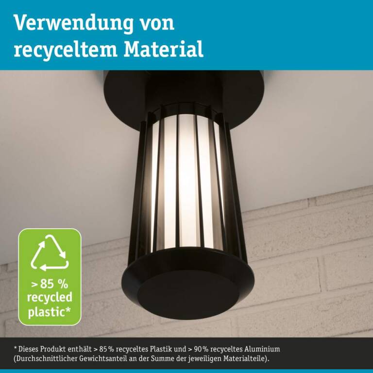Paulmann ModuShine Schirm Trivana IP44 zylindrisch Anthrazit