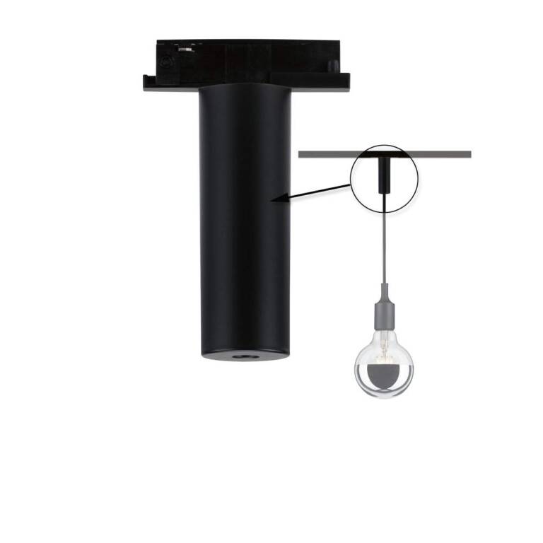 Paulmann URail Pendeladapter Universal   max. 50W   230V Schwarz matt