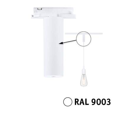 Paulmann URail Pendeladapter Universal   max. 50W   230V Signalweiß