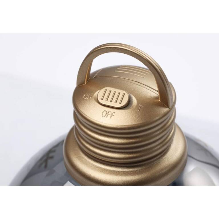 Paulmann Batterieleuchte Weihnachtskugel Tannenbaum Braun, Gold 100mm 2200K