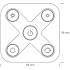 SWITCH WIRELESS 5-TASTEN, ZIGBEE 3.0, weiß