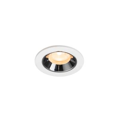 SLV NUMINOS® XS, Deckeneinbauleuchte weiß/chrom 2700 K 40°