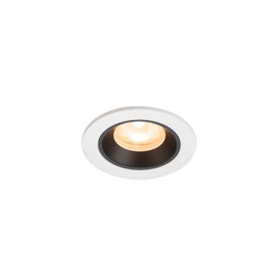 SLV NUMINOS® XS, Deckeneinbauleuchte weiß/schwarz 2700 K 55°