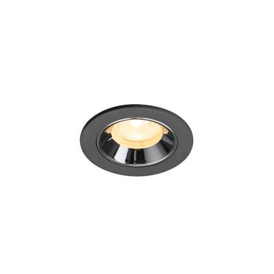 SLV NUMINOS® XS, Deckeneinbauleuchte schwarz/chrom 3000 K 40°