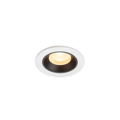 SLV NUMINOS® XS, Deckeneinbauleuchte weiß/schwarz 3000 K 40°