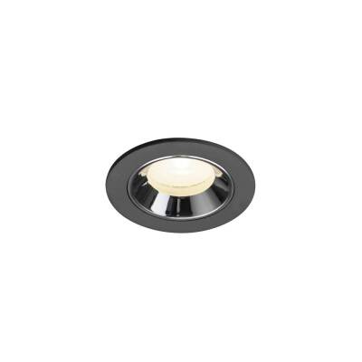 SLV NUMINOS® XS, Deckeneinbauleuchte schwarz/chrom 4000 K 20°