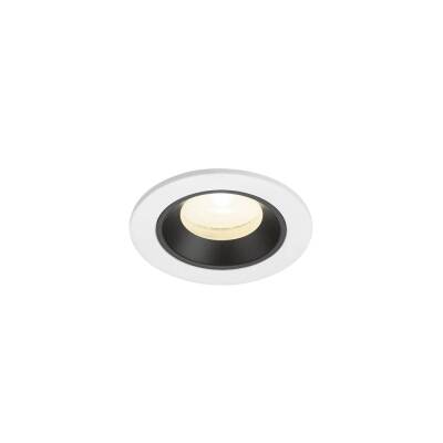 SLV NUMINOS® XS, Deckeneinbauleuchte weiß/schwarz 4000 K 20°