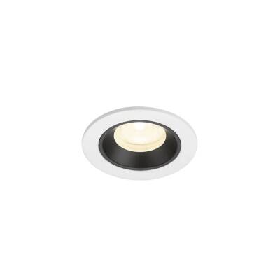 SLV NUMINOS® XS, Deckeneinbauleuchte weiß/schwarz 4000 K 40°