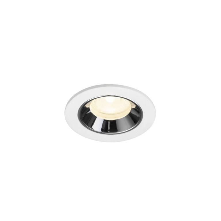 SLV NUMINOS® XS, Deckeneinbauleuchte weiß/chrom 4000 K 40°