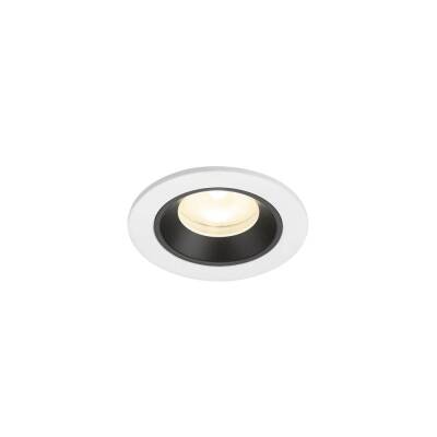 SLV NUMINOS® XS, Deckeneinbauleuchte weiß/schwarz 4000 K 55°