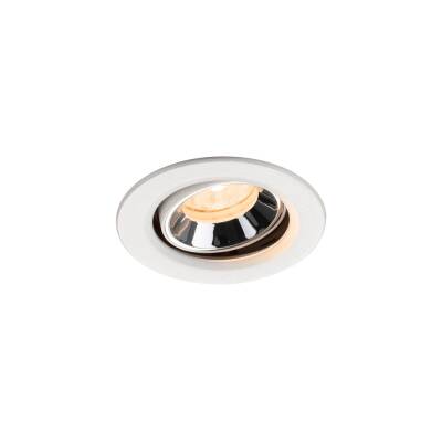 SLV NUMINOS® MOVE XS, Deckeneinbauleuchte weiß/chrom 2700 K 20°