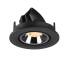 NUMINOS® GIMBLE S, Deckeneinbauleuchte schwarz/chrom 2700 K 40°