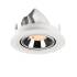 NUMINOS® GIMBLE S, Deckeneinbauleuchte weiß/chrom 2700 K 40°