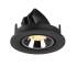 NUMINOS® GIMBLE S, Deckeneinbauleuchte schwarz/chrom 3000 K 40°