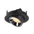 NUMINOS® GIMBLE S, Deckeneinbauleuchte schwarz/chrom 3000 K 40°