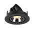 NUMINOS® GIMBLE S, Deckeneinbauleuchte schwarz/chrom 3000 K 55°