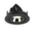 NUMINOS® GIMBLE S, Deckeneinbauleuchte schwarz/chrom 4000 K 40°