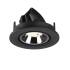 NUMINOS® GIMBLE S, Deckeneinbauleuchte schwarz/chrom 4000 K 55°