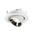 NUMINOS® GIMBLE S, Deckeneinbauleuchte weiß/chrom 4000 K 20°