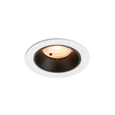 SLV NUMINOS® S, Deckeneinbauleuchte weiß/schwarz 2700 K 40°