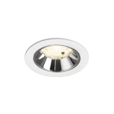SLV NUMINOS® S, Deckeneinbauleuchte weiß/chrom 4000 K 20°