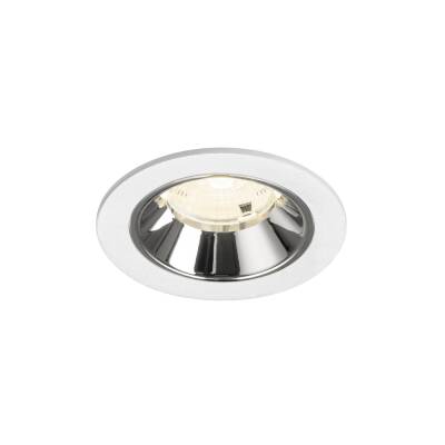 SLV NUMINOS® S, Deckeneinbauleuchte weiß/chrom 4000 K 55°