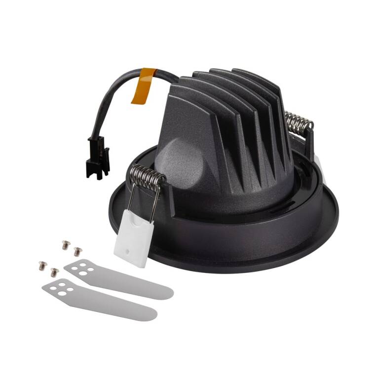 SLV NUMINOS® MOVE S, Deckeneinbauleuchte schwarz/chrom 3000 K 20°