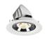 NUMINOS® GIMBLE M, Deckeneinbauleuchte weiß/chrom 4000 K 20°