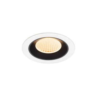 SLV NUMINOS® M, Deckeneinbauleuchte weiß/schwarz 2700 K 40°