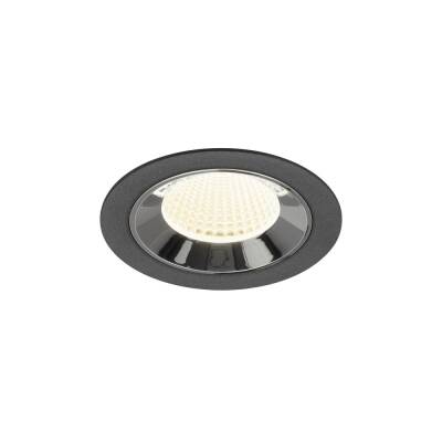 SLV NUMINOS® M, Deckeneinbauleuchte schwarz/chrom 4000 K 40°
