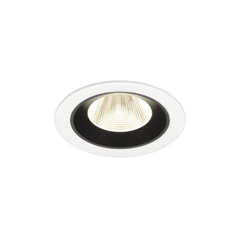 SLV NUMINOS® M, Deckeneinbauleuchte weiß/schwarz 4000 K 20°