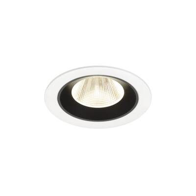 SLV NUMINOS® M, Deckeneinbauleuchte weiß/schwarz 4000 K 20°