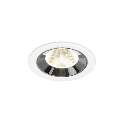 SLV NUMINOS® M, Deckeneinbauleuchte weiß/chrom 4000 K 20°