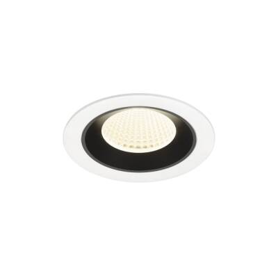SLV NUMINOS® M, Deckeneinbauleuchte weiß/schwarz 4000 K 40°