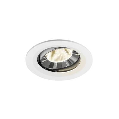 SLV NUMINOS® MOVE M, Deckeneinbauleuchte weiß/chrom 4000 K 20°