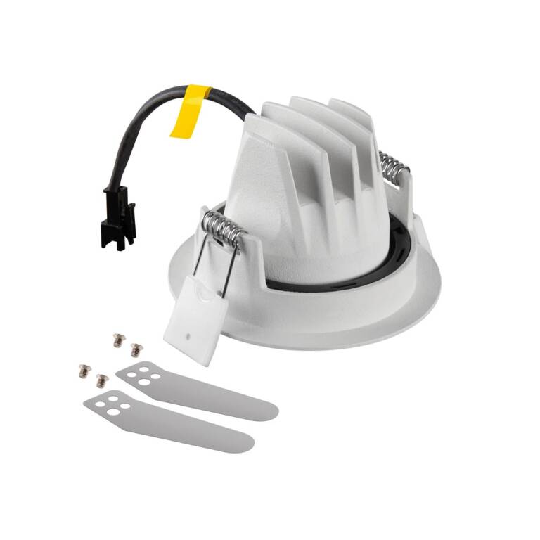 SLV NUMINOS® MOVE M, Deckeneinbauleuchte weiß/chrom 4000 K 40°