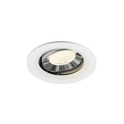 SLV NUMINOS® MOVE M, Deckeneinbauleuchte weiß/chrom 4000 K 40°