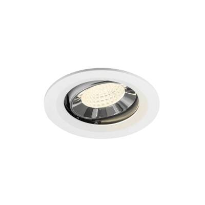 SLV NUMINOS® MOVE M, Deckeneinbauleuchte weiß/chrom 4000 K 55°