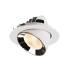 NUMINOS® GIMBLE L, Deckeneinbauleuchte weiß/chrom 2700 K 40°