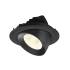 NUMINOS® GIMBLE L, Deckeneinbauleuchte schwarz/chrom 4000 K 20°
