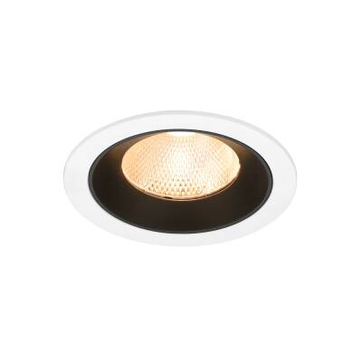 SLV NUMINOS® L, Deckeneinbauleuchte weiß/schwarz 2700 K 20°