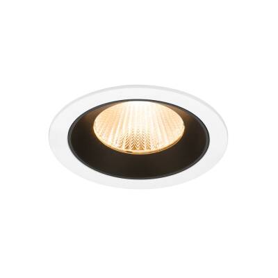 SLV NUMINOS® L, Deckeneinbauleuchte weiß/schwarz 2700 K 40°